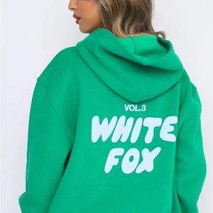 Whitefox off stage volume 3 hoodie. Color is Amazon NWT